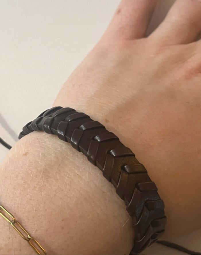 🌻 Destockage 🌻 Bracelet similicuir marron