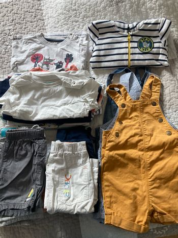 Lot vêtements garçon 18 mois été
