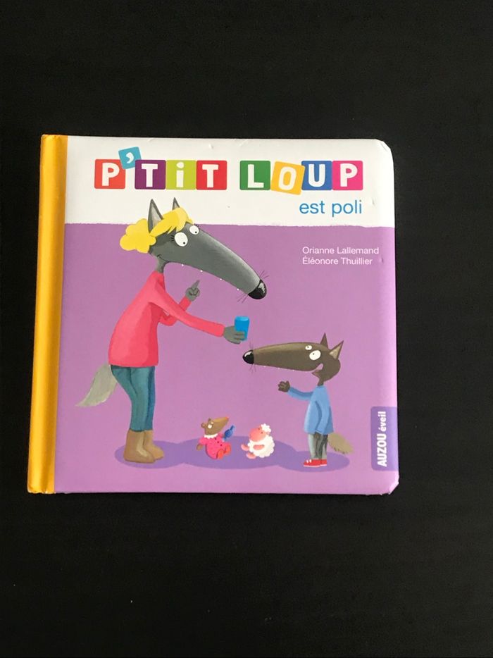 Livre p’tit loup est poli