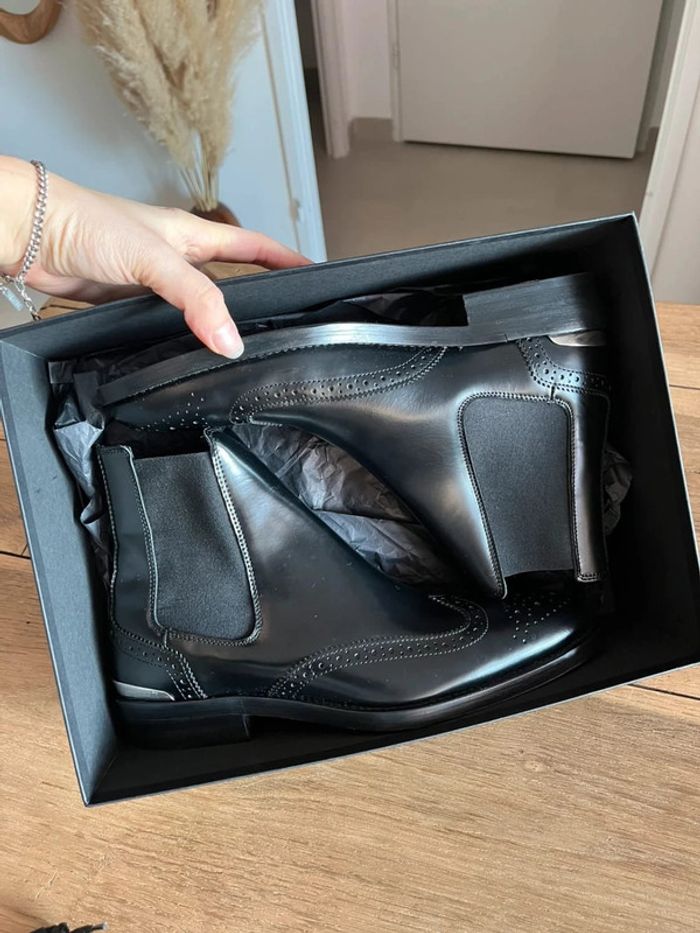 Bottines Chelsea noires The Kooples homme - photo numéro 7