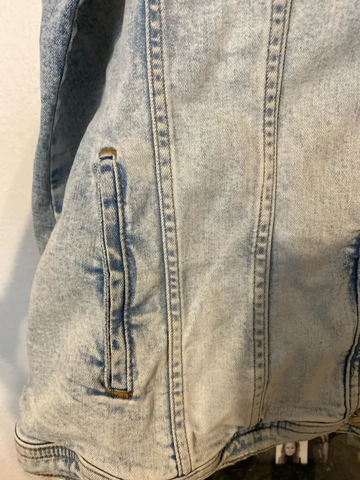 veste en jean bleu délavé M&S mode 48 - photo numéro 5