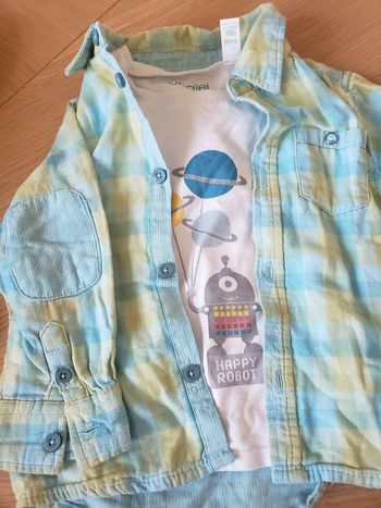 Chemise + teeshirt ML OKAIDI