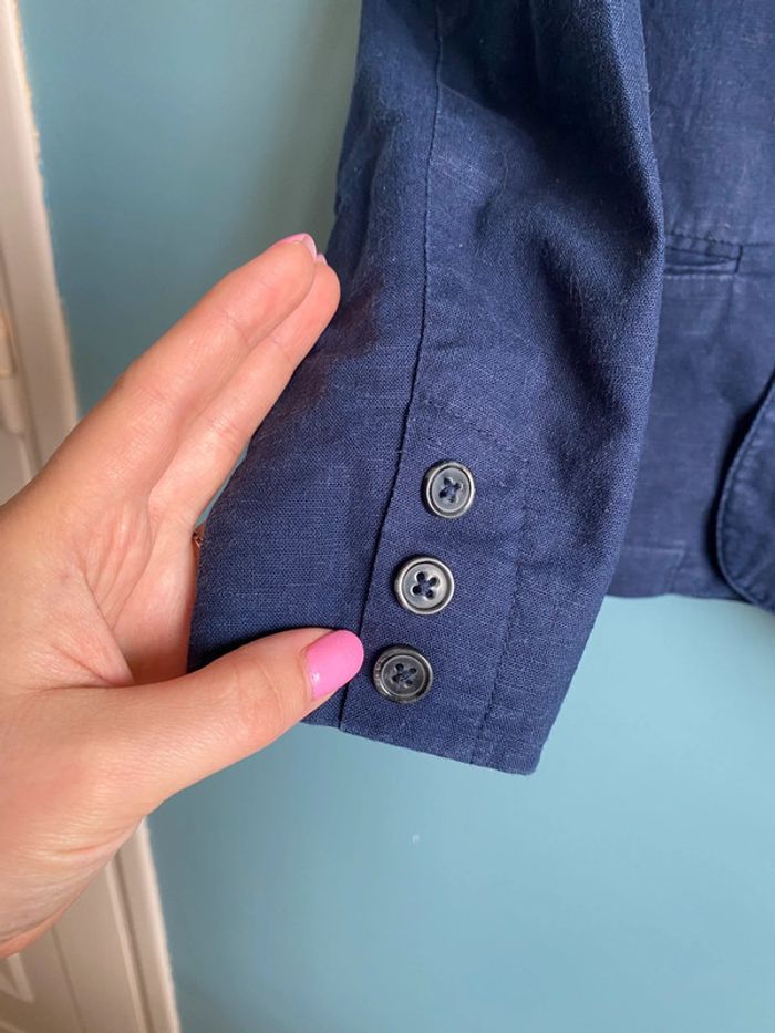 Veste blazer de cérémonie bleue verbaudet - photo numéro 4