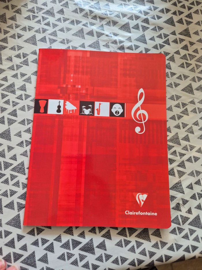Cahier musique et chant