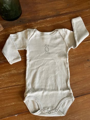 Bodie manches longues à rayures petit bateau 6 mois