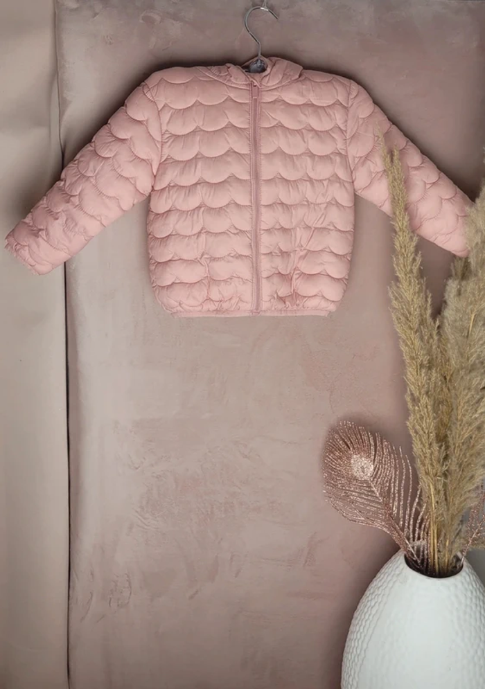 Doudoune à capuche rose Primark enfant