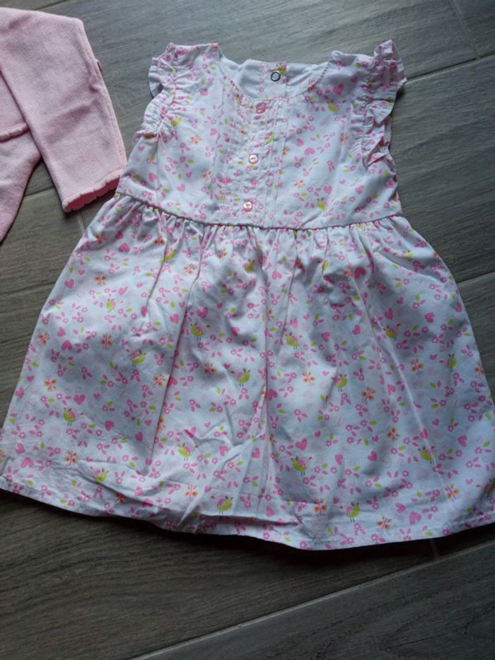 Robe fleurie In extenso 80 cm + boléro - photo numéro 3