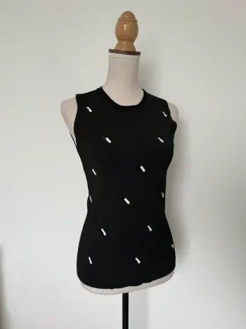 T-shirt top haut débardeur maillot camisa chemise camicia overhemd folder maille élastique