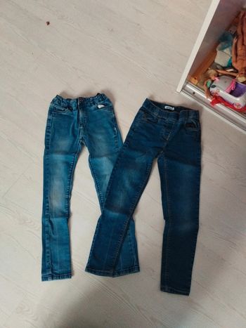 Jeans fille lot de 2