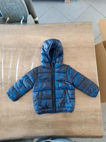 Manteau garçon réversible 18 mois