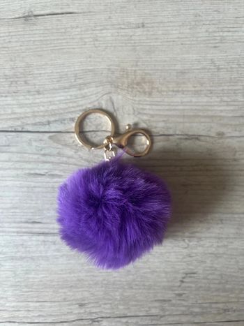 Porte clé pompom