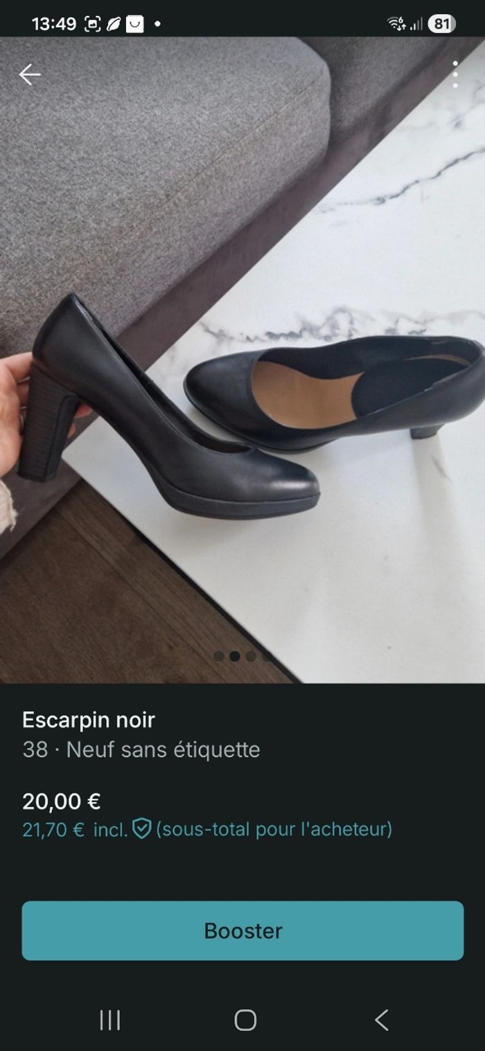 Escarpin noir - photo numéro 2