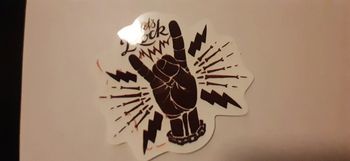 Sticker let's rock