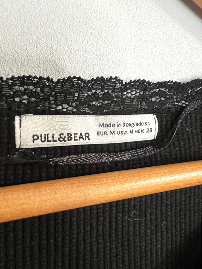 Blouse manches longues Pull & Bear noir - photo numéro 3