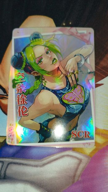 Carte Goddess Story NS-12SCR-10 SCR Jolyne Cujoh card foil waifu Jojo Adventure