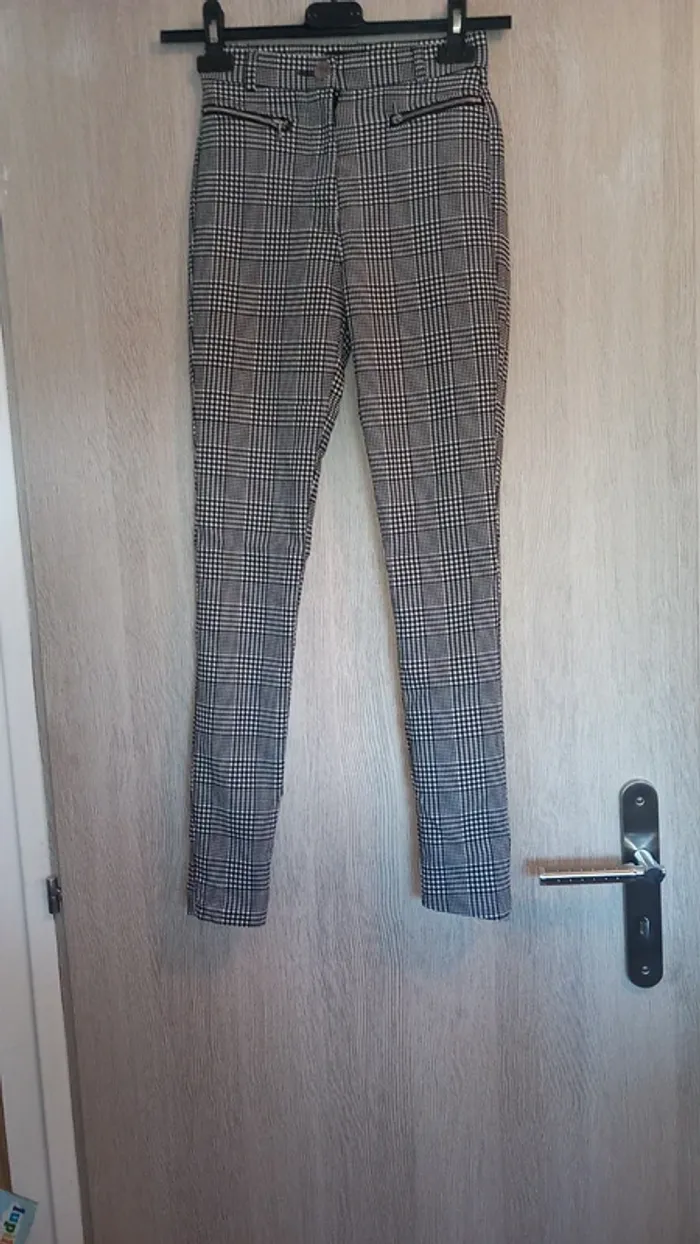 Pantalon à carreaux telly weijl 10ans