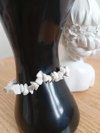 Bracelet en pierres naturelles 18cm larimar maternité paix intérieur