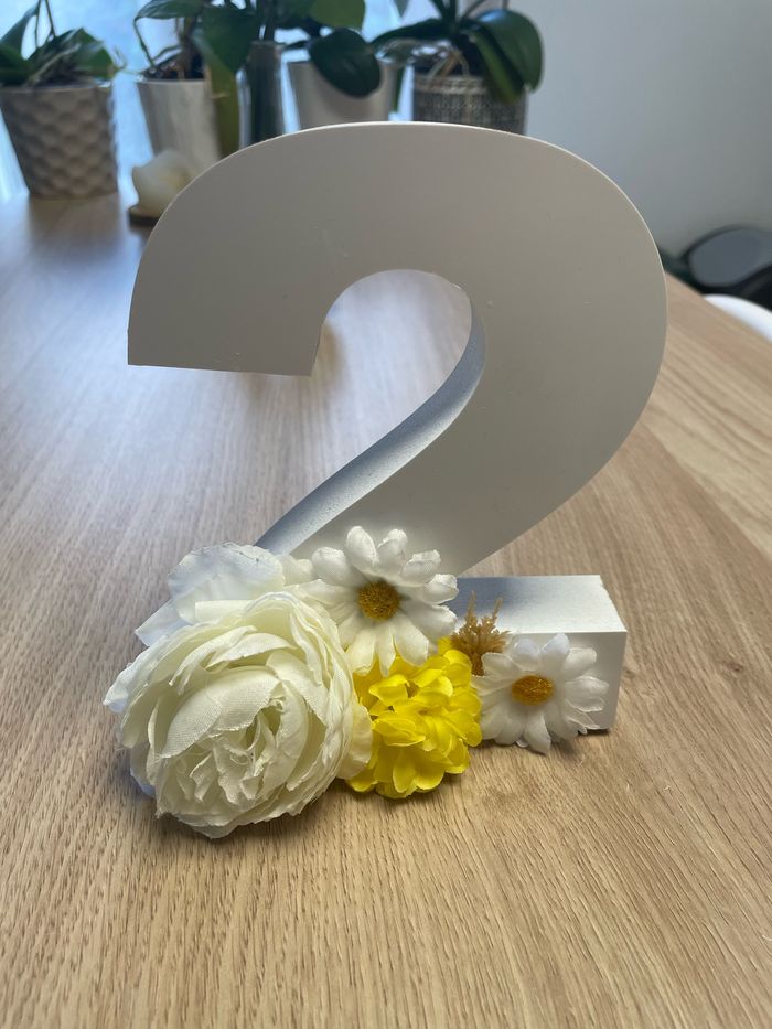 Chiffre 2 décoratif - photo numéro 3