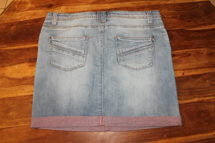 Jupe courte – Jeans Bleu clair – Cache/Cache - 42 - photo numéro 2