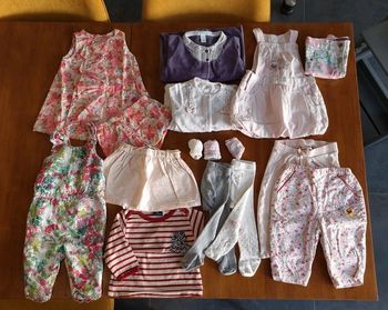 Lot vetements bébé fille 6 mois