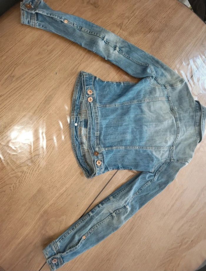 Veste en jeans H&M 34 - photo numéro 3