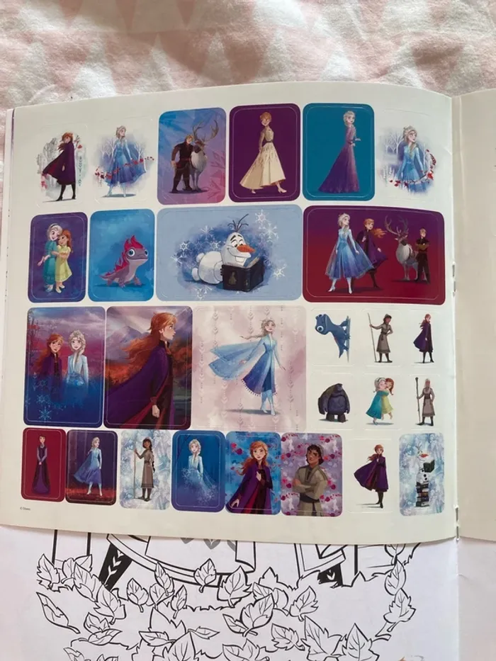 Cahier de coloriage reine de neiges II - photo numéro 4