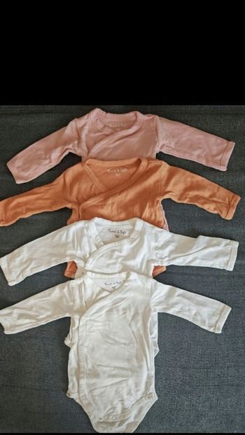 Lot de 4 bodies naissance