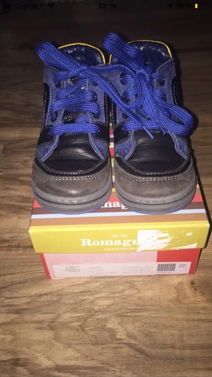 Chaussures garçon cuir Romagnoli