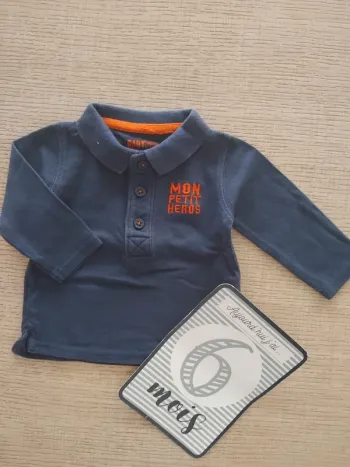 Haut manches longues 6 mois / 68 cm