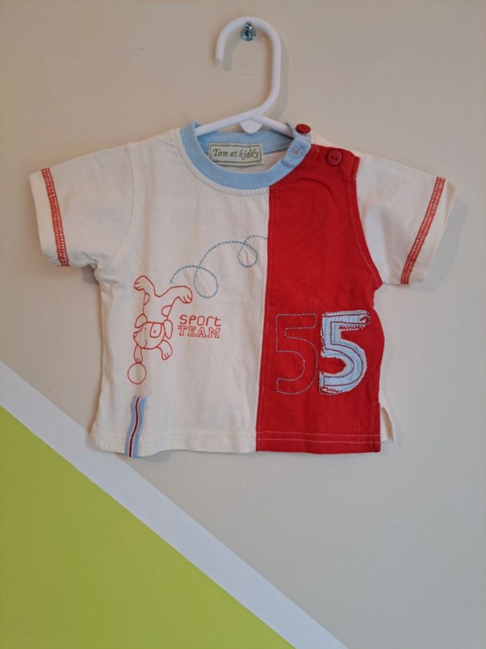Lot de 11 t-shirts manches courtes 6 mois - photo numéro 8