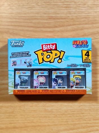 Boîte 4 Bitty Pop! Naruto Shippuden – L'Équipe 7 au Complet