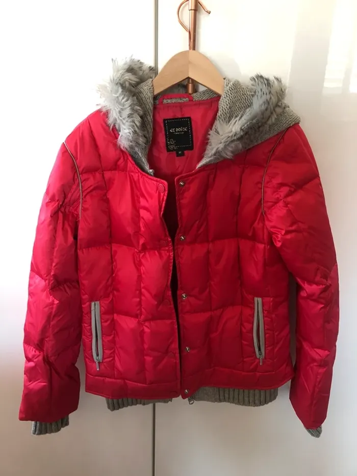 Doudoune femme fuchsia