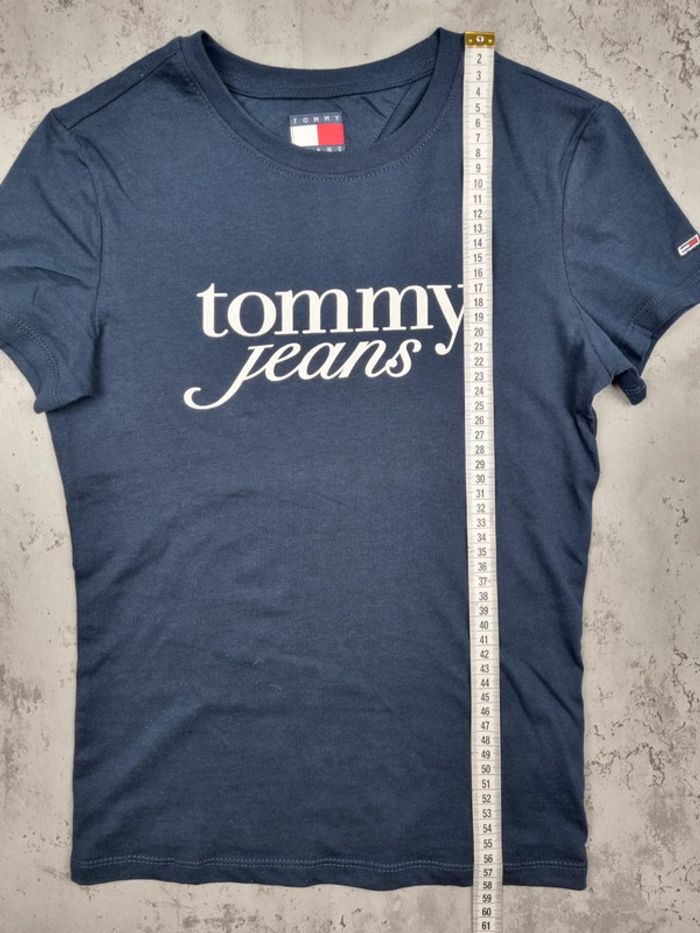 T-shirt Tommy Jeans – Neuf sans étiquette-Bleu marine – Taille S Femme (mesures en photos) - photo numéro 5