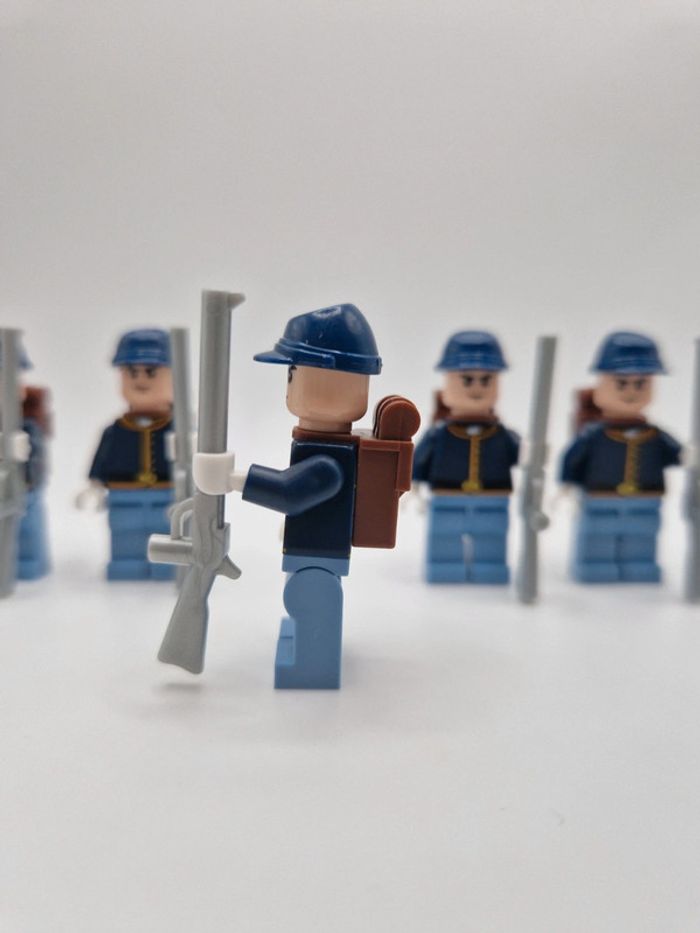 Figurines type lego 6 soldats Nordistes - photo numéro 3
