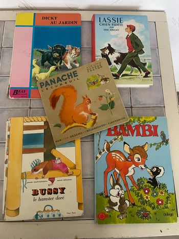 Lot de 5 livres anciens