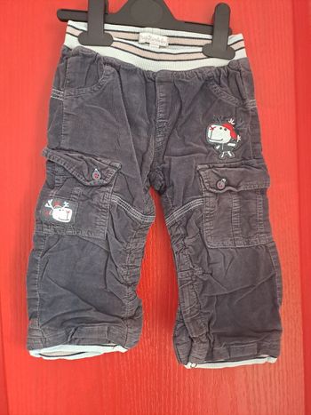 Pantalon doublé garçon 18 mois