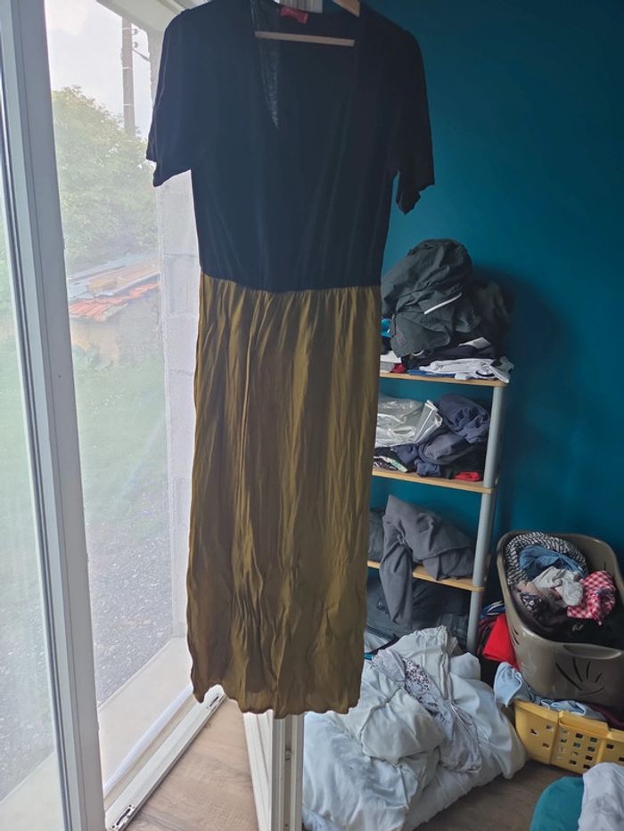 Robe longue bi coloré - photo numéro 3