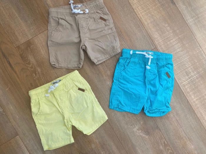 Lot de trois short bébé Gemo