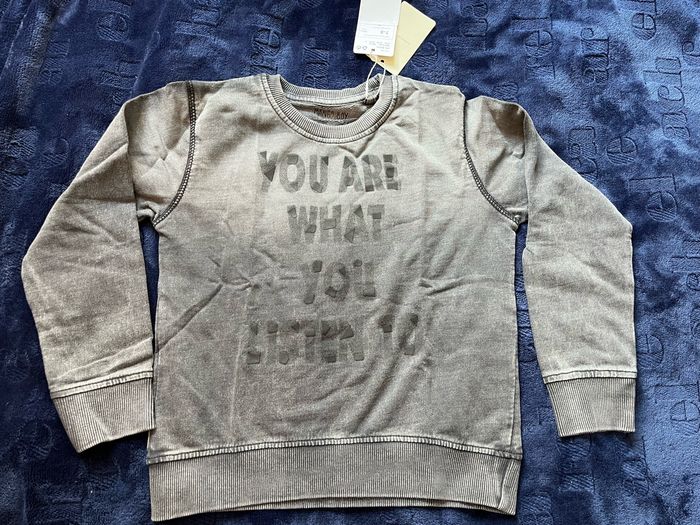 Sweat gris Mango kids 8 ans - photo numéro 2