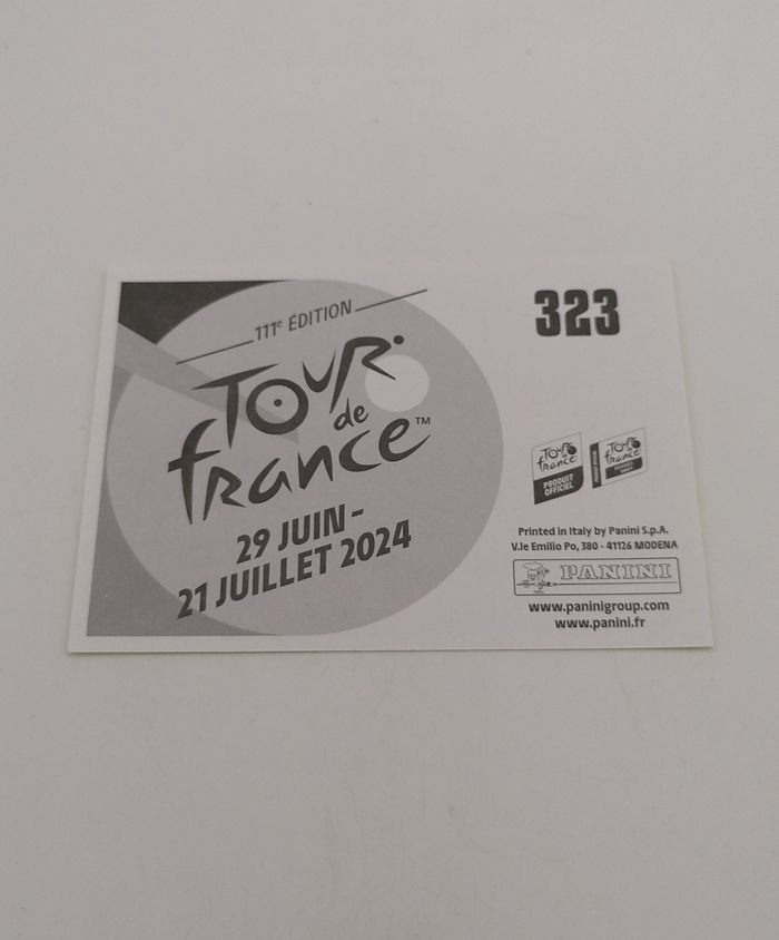 Panini sticker Tour de France 2024 n° 323. - photo numéro 3