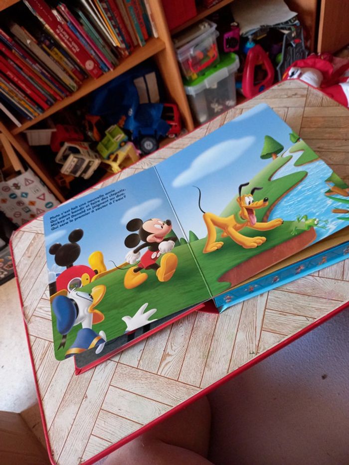 Livre en carton avec tapis de jeux et 10 figurines - photo numéro 2