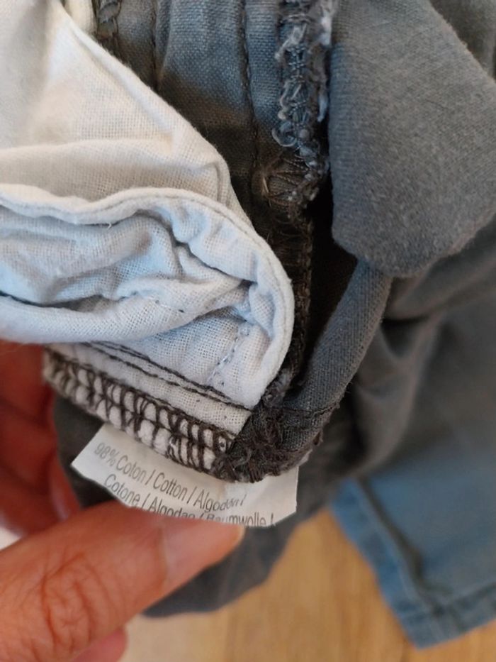Pantalon tissu gris foncé (4A) - photo numéro 5