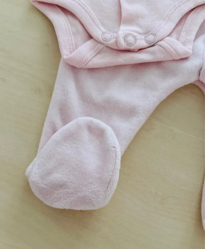 Pyjama et bodi fille naissance 50 cm - photo numéro 3