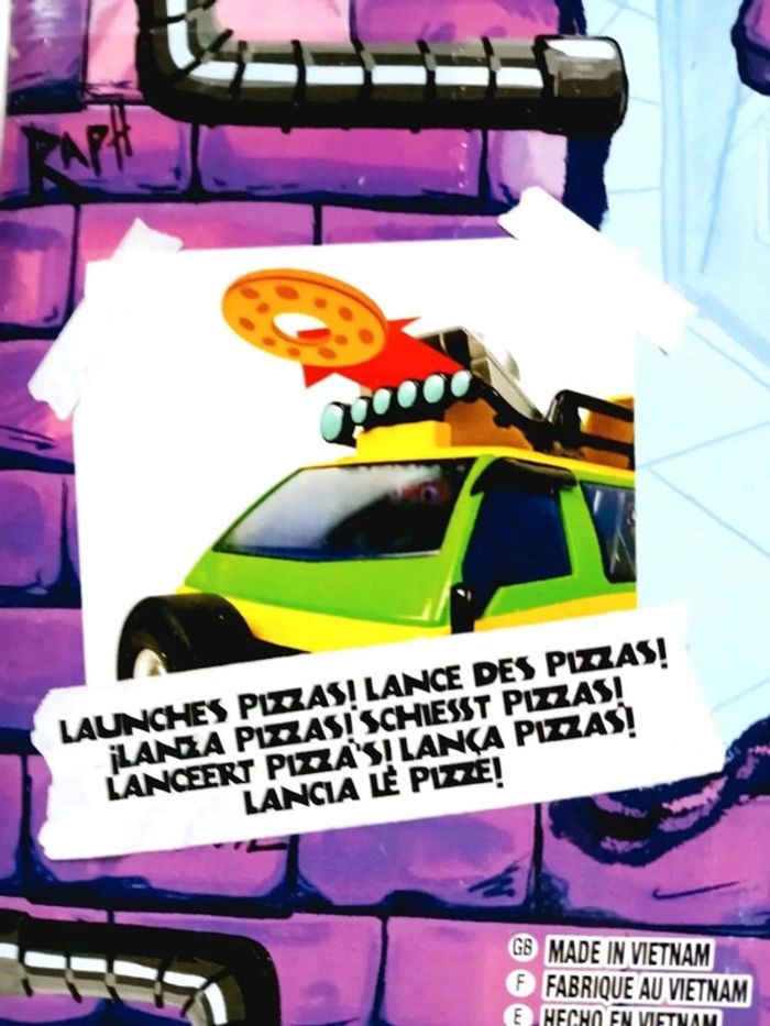 Camion Pizza Blaster RC  Tmnt Mutant Mayhem - photo numéro 6