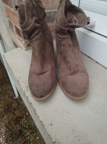 Bottines femme marron 38