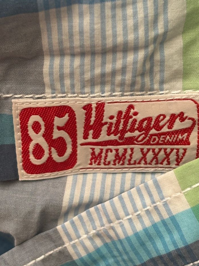 Chemise manche courte tommy hilfiger taille L - photo numéro 8