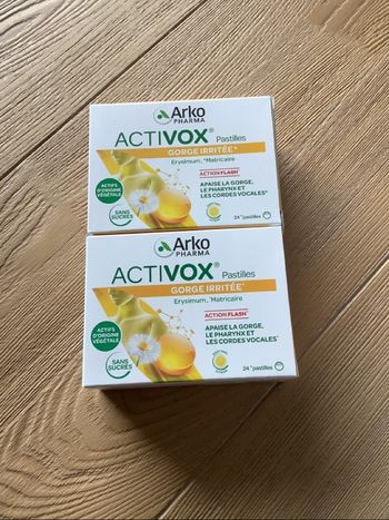 Activox Miel citron 2 fois 24 pastilles Neuf