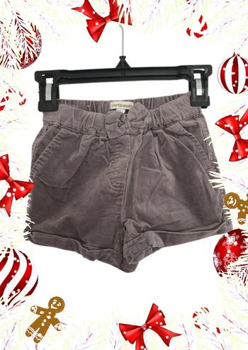 Short gris vertbaudet velours taille 4 ans enfant fille