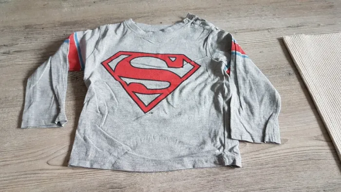 T shirt manches longues Superman 18 mois