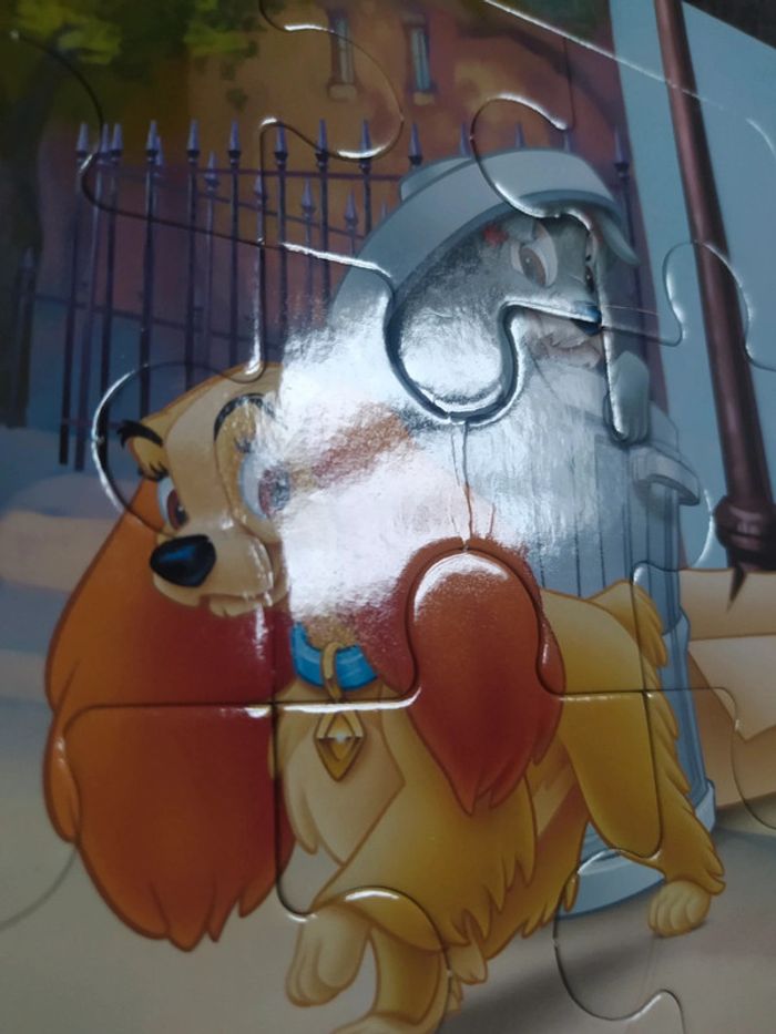 Mon livre puzzle Disney - La Belle et le Clochard - photo numéro 4